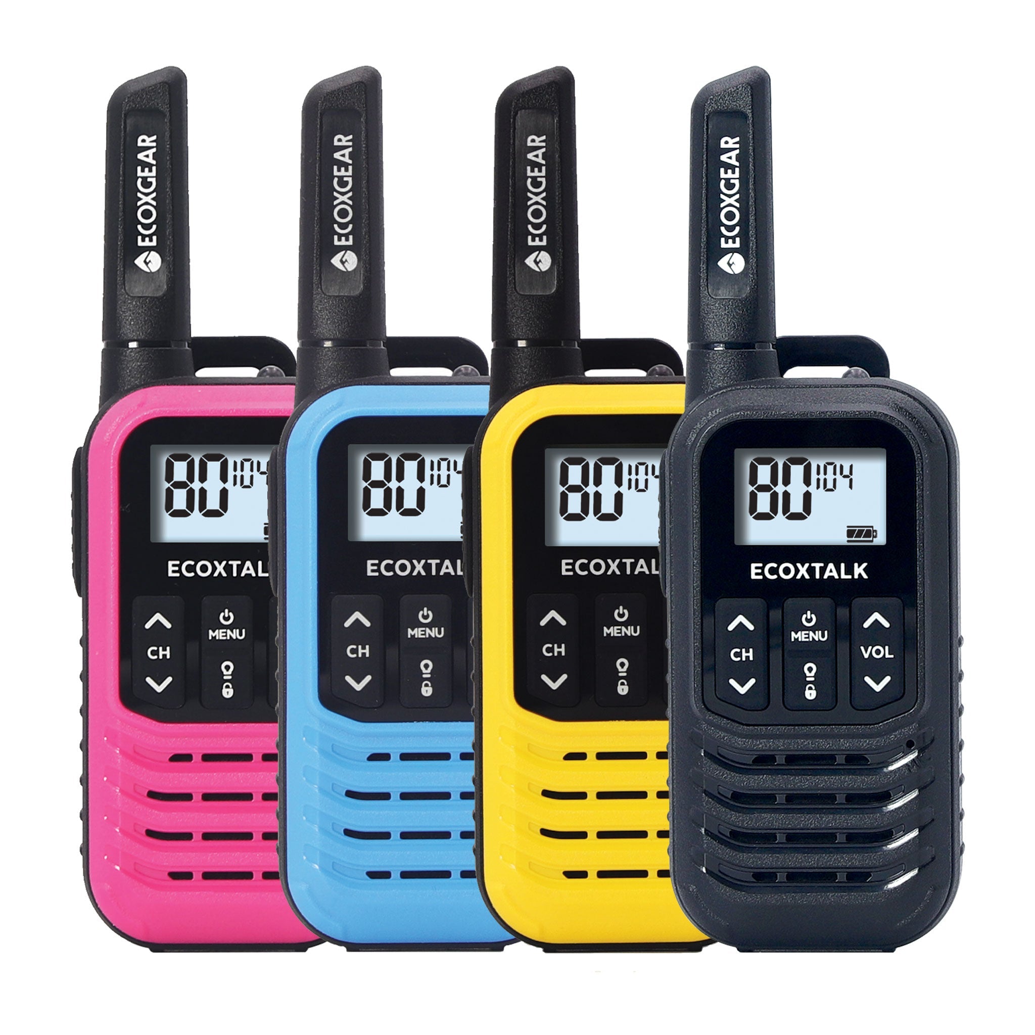 EXG50-4PK UHF CB Handheld Radios | ECOXGEAR Australia