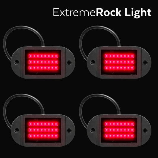 Extreme LED Rock Light 4 Pack